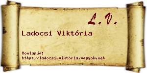 Ladocsi Viktória névjegykártya