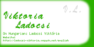 viktoria ladocsi business card